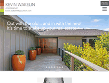 Tablet Screenshot of kevinwakelin.com